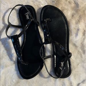 Fiona Black Sandals